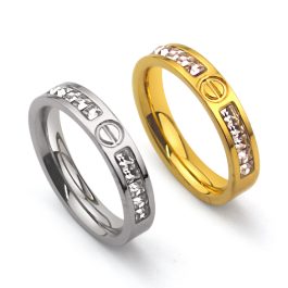 TC206 Nhẫn nữ titan thời trang cartier