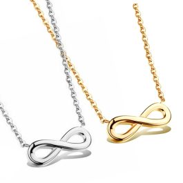 TN069 Dây chuyền titan mặt hình vô cực