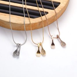 TN213 Dây chuyền mì titan mặt muỗng thìa