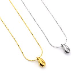 TN458 Dây chuyền titan mặt hình giọt nước