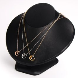 TN571 Dây chuyền titan thời trang họa tiết quả trám