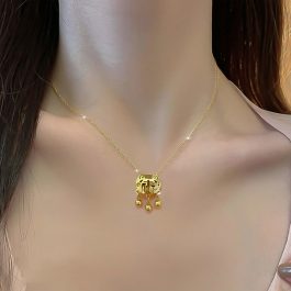 TN653 Dây chuyền titan khóa trường thọ