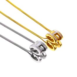 TN654 Dây chuyền titan mặt chữ H thời trang Hermes