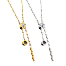 TN657 Dây chuyền nữ titan số la mã cách điệu