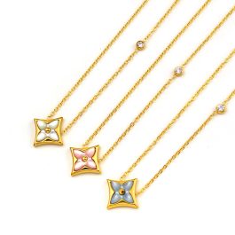 TN779 Dây chuyền nữ titan hình thoi LV