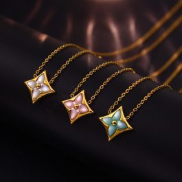 TN779 Dây chuyền nữ titan hình thoi LV