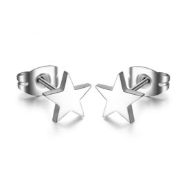 BT015 Bông tai nữ inox ngôi sao