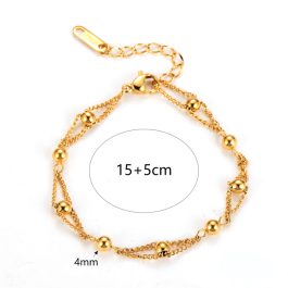 TA377 Lắc tay titan thời trang bi cách điệu