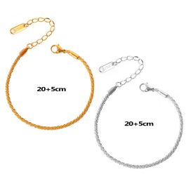 TA651 Lắc chân titan kiểu dây xoắn loại 18KGP xịn