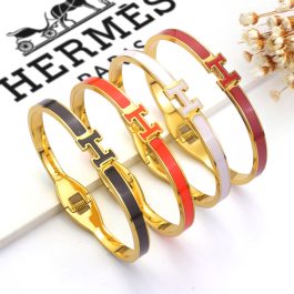 TV106 Vòng tay titan chữ H thời trang Hermes