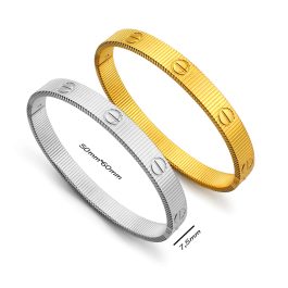 TV238 Vòng tay titan cartier dấu trừ cách điệu