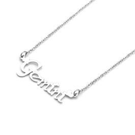 HD305 Dây chuyền inox cung song tử gemini 21/5 đến 21/6