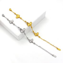 TA095 Lắc tay nữ titan con bướm chạm máy