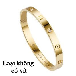 TV064 Vòng tay titan cartier không vít size nữ số 16