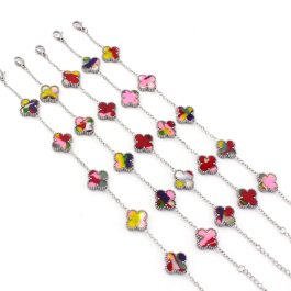 TA031 Lắc tay titan hoa 4 cánh van cleef