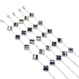 TA067 Lắc tay titan hoa 4 cánh van cleef