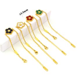 TA077 Lắc tay nữ titan van cleef hoa 5 cánh