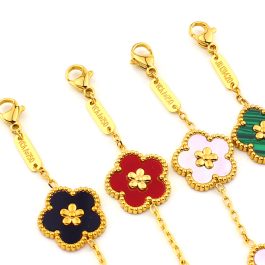 TA145 Lắc tay nữ titan van cleef hoa 5 cánh