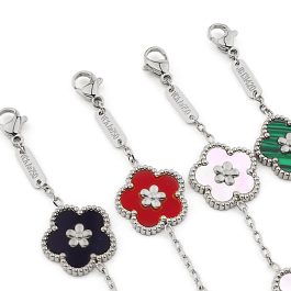 TA184 Lắc tay nữ titan van cleef hoa 5 cánh