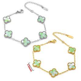 TA186 Lắc tay 5 bông hoa 4 cánh van cleef 13mm
