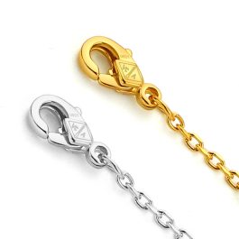 TA230 Lắc tay nữ titan 5 hoa 4 cánh van cleef đính full đá trắng size 11mm