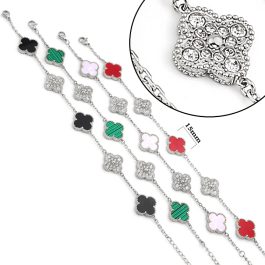 TA272 Lắc tay titan hoa 4 cánh van cleef VCA 15mm