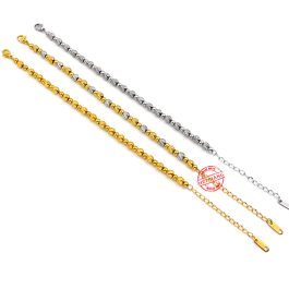 TA467 Lắc tay nữ titan bi móc máy cách điệu