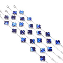 TA495 Lắc tay titan hoa 4 cánh van cleef
