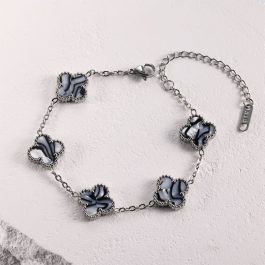 TA497 Lắc tay titan hoa 4 cánh van cleef
