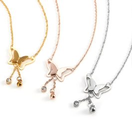 TN050 Dây chuyền titan con bướm