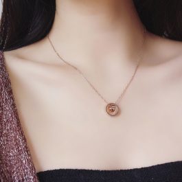 TN063 Dây chuyền titan cartier 2 nhẫn lồng