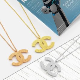TN439 Dây chuyền titan chanel loại mặt lớn
