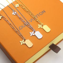 TN498 Dây chuyền titan thời trang LV