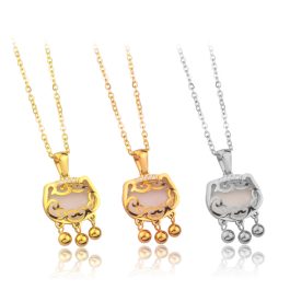 TN511 Dây chuyền titan ô khóa trường thọ thời trang
