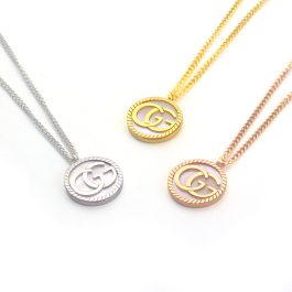 TN555 Dây chuyền titan gucci khảm xà cừ