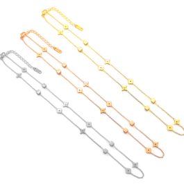 TN557 Dây chuyền titan LV cách điệu