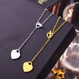 TN756 Dây chuyền nữ titan mặt trái tim
