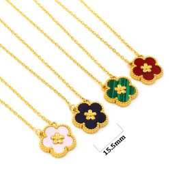 TN841 Dây chuyền titan hoa 5 cánh van cleef