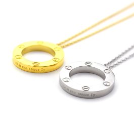 TN869 Dây chuyền nữ titan cartier