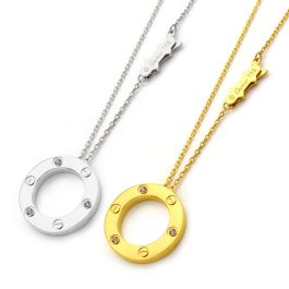 TN870 Dây chuyền nữ titan cartier