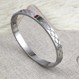 TV092 Vòng tay titan Gucci size nam bảng 8mm