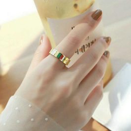 TC105 Nhẫn titan Gucci bảng 5mm (Size 5-6-7-8)