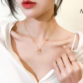 TN013 Dây chuyền titan con bướm cách điệu