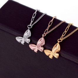 TN056 Dây chuyền titan con bướm