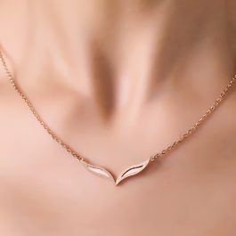 TN102 Dây chuyền titan đôi măt con cáo hồ ly