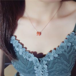 TN143 Dây chuyền titan chữ H Hermes