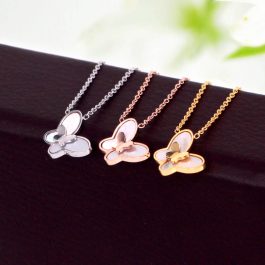 TN179 Vòng cổ, dây chuyền titan con bướm