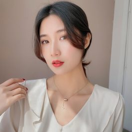 TN191 Dây chuyền titan ống sô la mã rớt vòng tròn