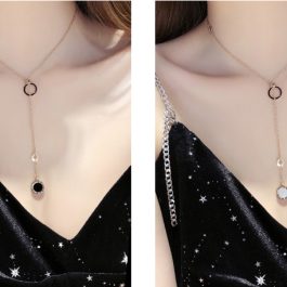 TN192 Dây chuyền titan số la mã cách điệu