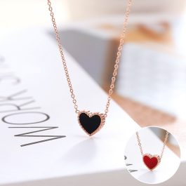 TN211 Dây chuyền titan trái tim